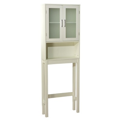 target white bathroom cabinet