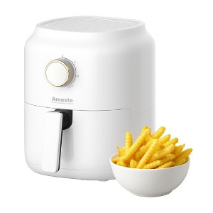 ZACHVO 360° Hot Air Circulation Air Fryer, 60-Min Timer, Non-Stick, Auto Shut-Off, Overheat Protection, Cord Storage & Power Memory - 1 of 4