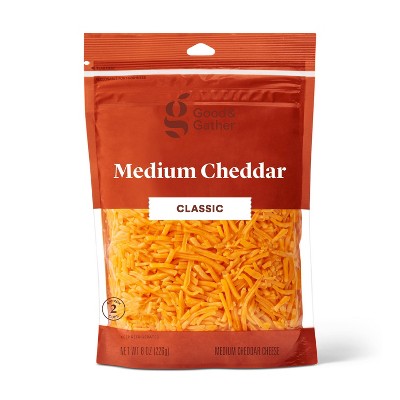 Shredded Medium Cheddar Cheese - 8oz - Good & Gather™