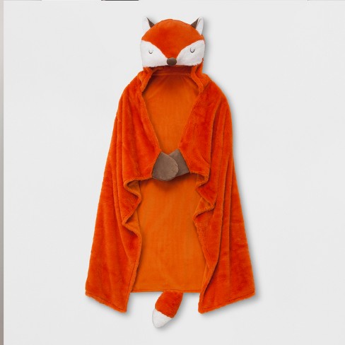 Fox Hooded Blanket Pillowfort Target