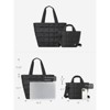 Small Puffer Bag Quilted Crossbody Bags for Women Puffy Purse Nylon Shoulder Handbag with Adjustable Strap - 3 of 4