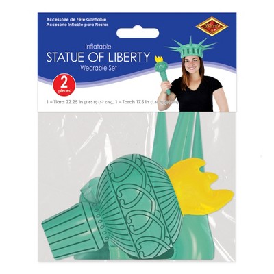 Inflatable Statue of Liberty Crown and Torch Set