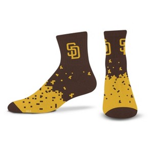 MLB San Diego Padres Adult Quarter Socks - 1 of 3