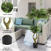 63in Artificial Tropical Plant, Floor Plant In Pot, Long Willow Buds Tropical Tree With Planter For Outdoor Indoor Home Office Living Room Decor - 2 of 4