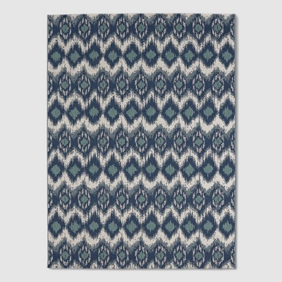 Ikat Outdoor Rug Blue - Threshold™