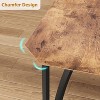 Dining Table Set With Chamfer Design,Kitchen Table and Chairs With Cushioned PU Seats,Compact and Sturdy MDF With Steel Reinforcement - 4 of 4