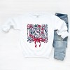 Simply Sage Market USA Floral Coquette Sweatshirt - 3 of 4