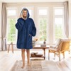 ADR Adult Wearable Blanket, Sweater Hoodie, Blanket with Sleeves for Men & Women Oversized Sweatshirt - 2 of 3