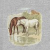 Juniors Womens Lost Gods Retro Horses Portrait T-Shirt - 2 of 4