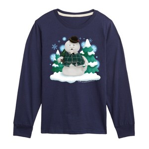 Boys' - Rudolph - Sam Winter Scene Long Sleeve Graphic T-Shirt - 1 of 3