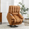 Electric Lift Massage Recliner with Heating, Vibrating and Side Bag - ModernLuxe - 4 of 4