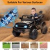 Electric Car for Kids, 12V Ride on Truck Car with Remote Control Spring Suspension - 2 of 4