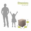 Majestic Home Goods,Cube Pouf Villa - 2 of 4