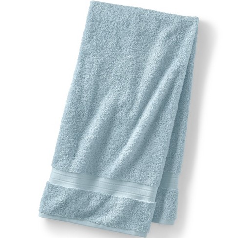 Lands' End Premium Supima Cotton Bath Towel - Dusty Blue : Target
