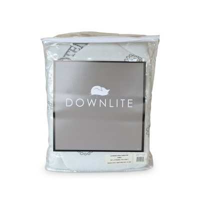 Twin XL White Down Alternative Mattress Pad with TENCEL Blend