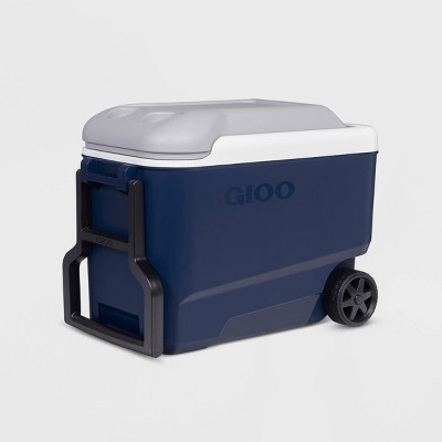 Igloo MaxCold 40qt Roller Cooler - Aegean Blue