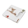 Sweet Jojo Designs Fabric Storage Bins Set Watercolor Woodland Forest Animals Green Brown White - 3 of 3