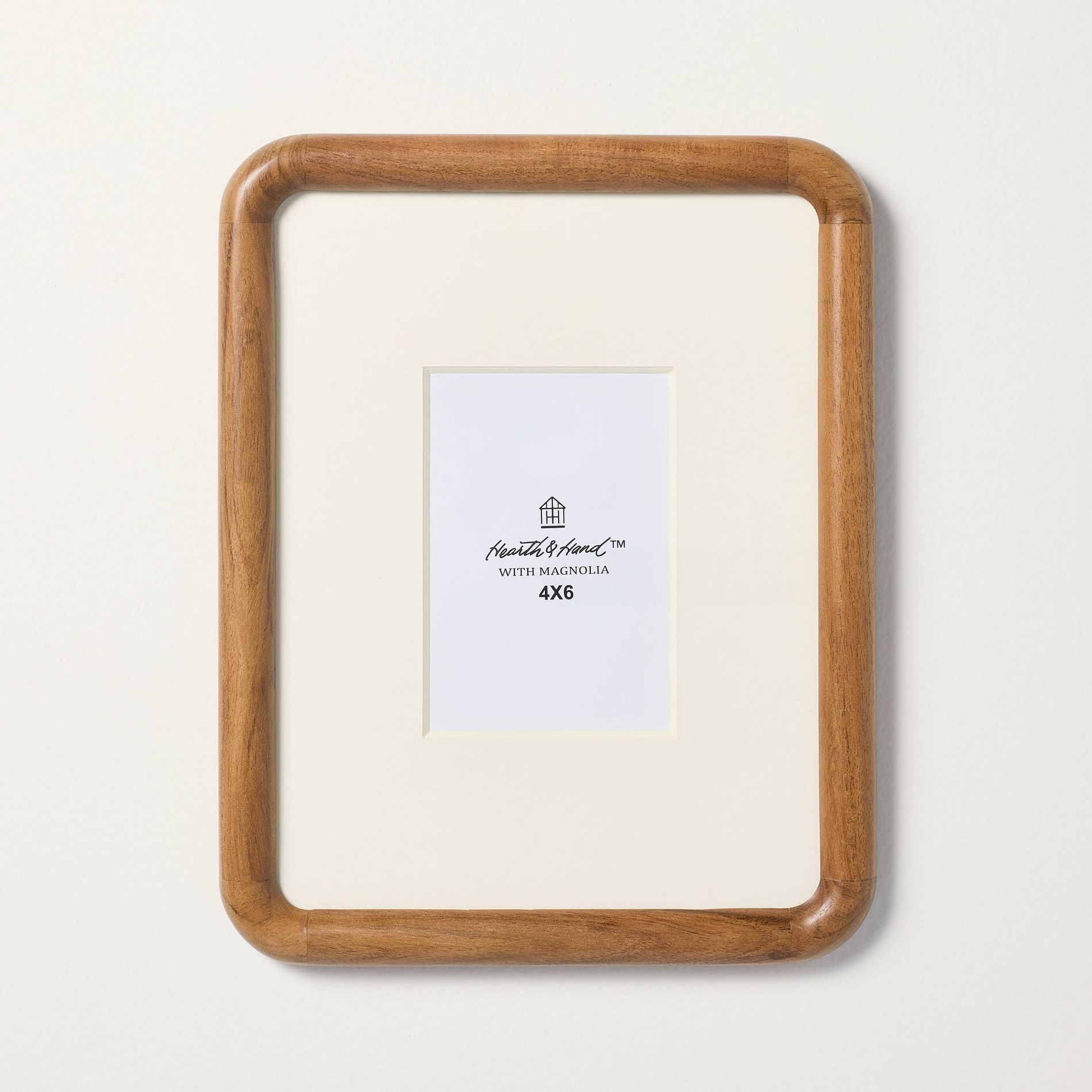 Rounded Corner Wood Wall Hanging Frame - Hearth & Hand™ with Magnolia