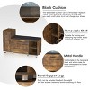 Shoe Storage Bench with Flip Drawer Shoe Cabinet, 8 Adjustable Metal Feet - 4 of 4