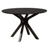 Baxton Studio Asli Modern Espresso Brown Faux Leather and Wood 7-Piece Dining Set - 4 of 4