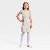 Girls' Sequin Bubble Dress - Cat & Jack™ Light Silver - 3 of 3
