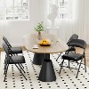 Acekool Padded Folding Chairs – PU Leather Seat, 350 lb Capacity, Stackable & Portable for Indoor/Outdoor Use - 2 of 4