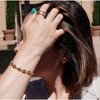18k Gold Plated Personalized Chunky Cuban Oval Link Chain Bracelets for Men Toggle Rope Bracelet Jewelry for Women - 3 of 4