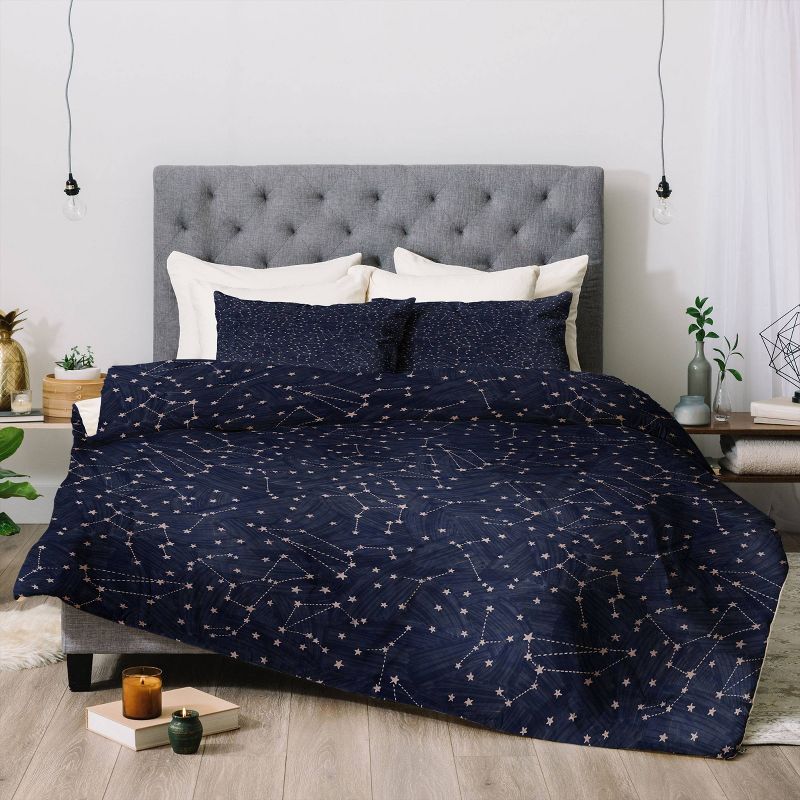 Dash and Ash Starry Night Comforter Set - Deny Designs, 4 of 8