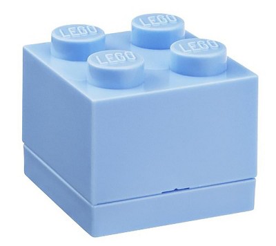  LEGO Lunch Box, Light Royal Blue