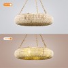 Parrot Uncle Farmhouse Gold 6-Light Chandelier Adjustable Pendant Light - 4 of 4