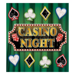 Beistle Casino Photo Prop, 7' x 6', (1/Box) Multicolored - 1 of 3