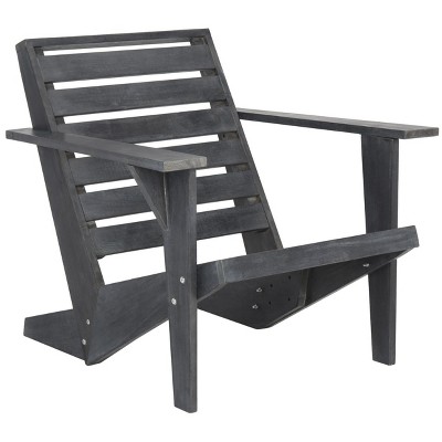 Lanty Dark Slate Gray Acacia Wood Adirondack Chair