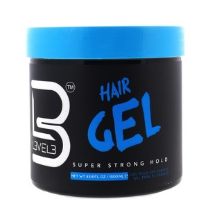Level 3 Strong Hair Styling Gel, 33.8 oz, Professional Strong Hold