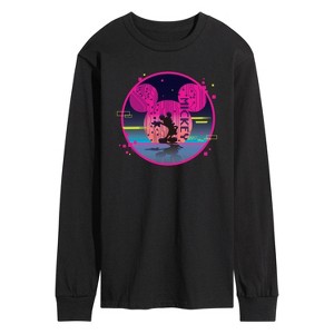Men's - Disney - Mickey Sphere Long Sleeve Graphic T-Shirt - 1 of 3