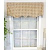 RLF Home Florida Regal 3" Rod Pocket Lining Luxurious and Elegant Window Treatment Valance 50" x 17" Sage - 2 of 4