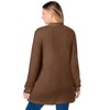 Woman Within Plus Size Long-Sleeve Polo Shirt - 3 of 4