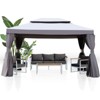 GRANDPATIO 13 Ft. W x 10 Ft. D Steel Patio Gazebo - 2 of 4
