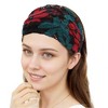 Unique Bargains Women's Eight-leaf Flower Lace Wide Headband 1 Pc - 4 of 4