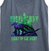 Women's - How to Train Your Dragon - Night Fury Light Up The Night Graphic Racerback Tank - 2 of 4