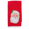 Transpac 27.0 Inch Snowman/Santa Tea Towel S Kitchen Towel - 2 of 3