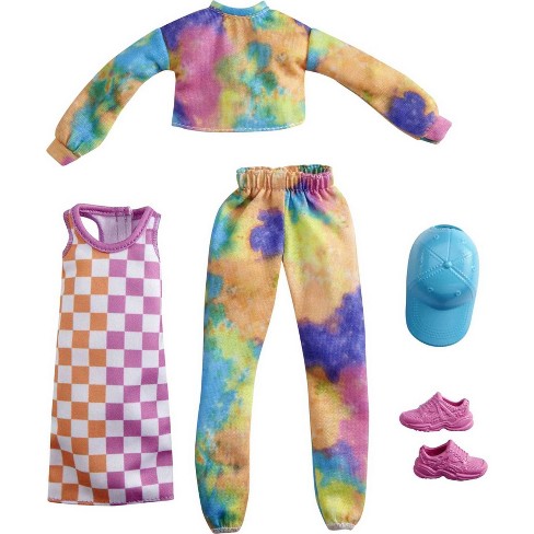 ​Barbie Fashions 2pk Clothing Set - Tie-Dye Joggers & Sweatshirt