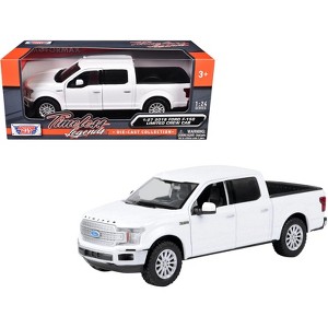 2019 Ford F-150 Limited Crew Cab Pickup Truck White 1/27 Diecast Model Car by Motormax - 1 of 3