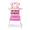 DOMETOUR Multipurpose Adjustable Highchair for Baby Toddler Dinning Table with Feeding Tray and 5-Point Safety Buckle - 2 of 4