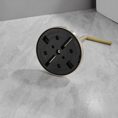 Brushed Gold Freestanding Stainless Steel Toilet Paper Holder