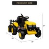 Kids Ride On Tractor, 12V Kids Ride On Toy Car with Remote Control, Electric Vehicles Toy with LED Headlights for Boys Girls 3-8, Gift for Kids - 4 of 4