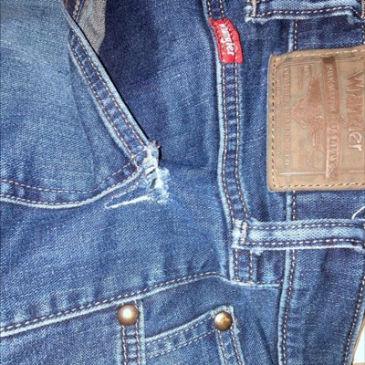 Wrangler Men's Bootcut Jeans - Ocean Blue 33x32 : Target