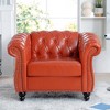 TiramisuBest 1 Seater Sofa For Living Room,Black - 2 of 4