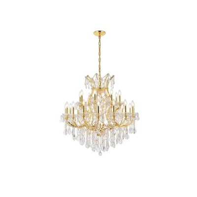 Elegant Lighting Maria Theresa 24 - Light Chandelier in  Gold