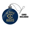 UC Davis Aggies Logo Acrylic Christmas Tree Holiday Ornament - 3 of 4