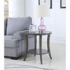 NicBex Modern Oval Wood Coffee Table Set of 3 with Storage Shelf and Curved Legs for Living Room and Bedroom - 2 of 4